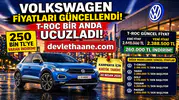 Volkswagen Fiyatları Güncellendi! T-Roc’ta 250 Bin TL İndirim Şoku
