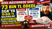 Özel Hastanede Şok Fiyat Farkı! 73 Bin TL Ödedi, Fazla Ücretin İadesine Karar Verildi