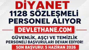 Diyanet İşleri Başkanlığı 1128 Personel Alımı Yapıyor: Güvenlik, Aşçı ve Temizlik Personeli Başvuruları Devam Ediyor