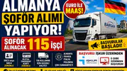 Almanya’ya Euro Maaşlı Şoför Alımı Başladı! İŞKUR Üzerinden Başvurular Alınıyor