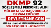 DKMP 92 Sözleşmeli Personel Alımı Başvuruları Devam Ediyor! KPSS ile Mülakatsız Personel Alınacak