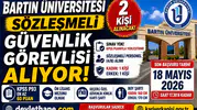 Bartın Üniversitesi 2 Sözleşmeli Güvenlik Görevlisi Alımı Yapacak! KPSS ile Sınavsız Yerleştirme
