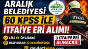Aralık Belediyesi İtfaiye Eri Alımı Başladı! KPSS 60 Puanla Lise ve Ön Lisans Mezunu Personel Alınacak