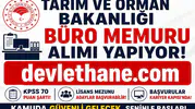 Tarım ve Orman Bakanlığı Büro Memuru Alımı Başladı! KPSS 70 Puanla Başvuru Yapılabilecek