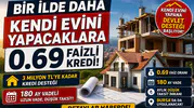 Kendi Evini Yapacaklara Dev Destek: 0.69 Faizli 180 Ay Vadeli Konut Kredisi Başlıyor