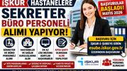 İŞKUR Üzerinden Hastanelere Sekreter ve Büro Personeli Alımı Başladı! KPSS Şartı Yok