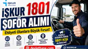 İŞKUR 1801 Şoför Alımı Başladı! Ehliyeti Olanlara Büyük Fırsat