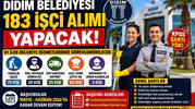 Didim Belediyesi 183 İşçi Alımı Başladı! KPSS Şartsız Belediye Personel Alımı İçin Başvurular Açıldı