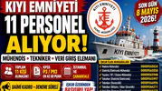 Kıyı Emniyeti 11 Personel Alımı Yapacak! Mühendis, Tekniker ve Veri Giriş Kadroları Açıldı