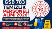 GSB 783 Temizlik Personeli Alımı Başladı! KPSS 50 Puanla Başvuru Şansı, İl İl Kontenjanlar Açıklandı