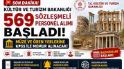 Kültür ve Turizm Bakanlığı 569 Sözleşmeli Personel Alımı Başladı! Müze ve Ören Yerlerine KPSS ile Memur Alınacak