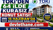 TOKİ'den 64 İlde Kurasız Konut Satışı! 15 Haziran'da Başvurular Başlıyor: İşte İl İl Projeler ve Ödeme Seçenekleri