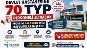Devlet Hastanesine 70 TYP Personeli Alınacak! Mersin Anamur İçin Başvurular İŞKUR Üzerinden Başladı