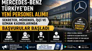 Mercedes-Benz Türkiye'den Yeni Personel Alımı! Sekreter, Mühendis, İşçi ve Uzman Kadrolarında Başvurular Başladı