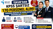 İŞKUR'dan KPSS Şartsız 170 Personel Alımı! Danışma Memuru ve Kabin Memuru Başvuruları Başladı