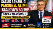 Sağlık Bakanlığı Personel Alımı Tarihi Belli Oldu! Bakan Memişoğlu Yeni Alım Takvimini Açıkladı