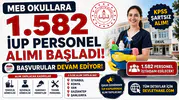 MEB Okullara 1.582 İUP Personel Alımı Başladı! 5 İlde Başvurular Devam Ediyor