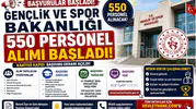 Gençlik ve Spor Bakanlığı 550 Personel Alımı Başladı! Kariyer Kapısı Başvuru Ekranı Açıldı