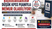 Bu Belgelere Sahip Olanlar Düşük KPSS Puanıyla Memur Olabiliyor! 57 KPSS ile Atama Yapılan Kadrolar Dikkat Çekti