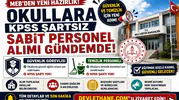 Okullara KPSS Şartsız Sabit Personel Alımı Gündemde! MEB'den Güvenlik ve Temizlik İçin Yeni Hazırlık