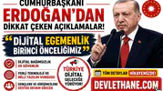 Cumhurbaşkanı Erdoğan’dan Dikkat Çeken Açıklamalar: “Dijital Egemenlik Birinci Önceliğimiz”