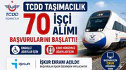 TCDD Taşımacılık 70 İşçi Alımı Başvurularını Başlattı! Engelli ve Eski Hükümlü Adaylar İçin İŞKUR Ekranı Açıldı