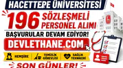 Hacettepe Üniversitesi 196 Sözleşmeli Personel Alımı Başvuruları Devam Ediyor! Hemşire, Temizlik Görevlisi ve Sağlık Teknikeri Alımı İçin Son Günler