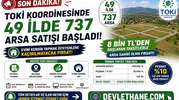 TOKİ Koordinesinde 49 İlde 737 Arsa Satışı Başladı! 8 Bin TL’den Başlayan Taksitlerle Evini Yapmak İsteyenlere Fırsat