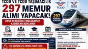 TCDD ve TCDD Taşımacılık 297 Memur Alımı Yapacak! KPSS Tercihiyle Mülakatsız Kadrolar Açıklandı