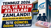 Temmuz 2026 Dul ve Yetim Aylıkları Zamlandı! Yeni Maaşlar Belli Oldu: İşte Güncel Ödeme Tutarları