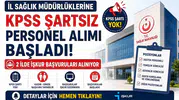İl Sağlık Müdürlüklerine KPSS Şartsız Personel Alımı Başladı! 2 İlde İŞKUR Başvuruları Alınıyor