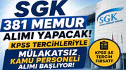 SGK 381 Memur Alımı Yapacak! KPSS Tercihleriyle Mülakatsız Kamu Personeli Alımı Başlıyor