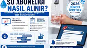 Su Aboneliği Nasıl Alınır? e-Devlet'ten Başvuru, Gerekli Belgeler ve 2026 Güncel Ücretler
