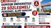 Samsun Üniversitesi 29 Sözleşmeli Personel Alımı Yapacak! KPSS ile Diyetisyen, Mühendis, Büro Personeli, Güvenlik ve Temizlik Görevlisi Alınacak