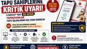 Tapu Sahiplerine Kritik Uyarı! E-Devlet'teki Bu Ayarı Yapmayanlar Tapu İşlemlerini Geç Fark Edebilir