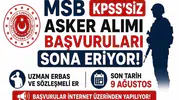 MSB KPSS’siz Asker Alımı Başvuruları Sona Eriyor! Uzman Erbaş ve Sözleşmeli Er İçin Son Tarih 9 Ağustos