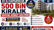 81 İli Kapsayacak 500 Bin Kiralık Sosyal Konut Geliyor: Dar Gelirliler İçin Yeni Barınma Modeli