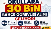 Okullara 30 Bin Bahçe Görevlisi Alımı Geliyor: 81 İlde İŞKUR Üzerinden Başvuru Yapılacak