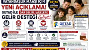 Vatandaşlık Maaşı İçin Yeni Açıklama: GETAD ile Dar Gelirli Ailelere Gelir Desteği Geliyor