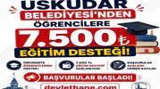 Üsküdar Belediyesi’nden Öğrencilere 7.500 TL Eğitim Desteği: Başvurular Başladı