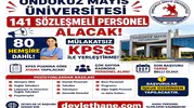 Ondokuz Mayıs Üniversitesi 141 Sözleşmeli Personel Alacak: 80 Hemşire Dahil Mülakatsız KPSS ile Yerleştirme