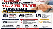Evde Bakım Yardımı 15.775 TL’ye Yükseldi: Ağustos Ödemeleri Hesaplara Yatırılmaya Başlandı