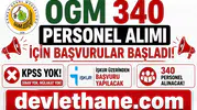 OGM 340 Personel Alımı İçin Başvurular Başladı! KPSS Yok, İŞKUR Üzerinden Başvuru Yapılacak