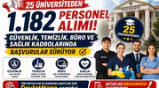 25 Üniversiteden 1.182 Personel Alımı: Güvenlik, Temizlik, Büro ve Sağlık Kadrolarında Başvurular Sürüyor
