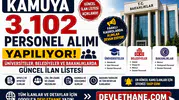 Kamuya 3.102 Personel Alımı Yapılıyor: Üniversiteler, Belediyeler ve Bakanlıklarda Güncel İlan Listesi