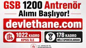 GSB 1200 Antrenör Alımı Başlıyor! 1022 Kadro KPSS ile, 178 Kadro Milli Sporculardan Alınacak
