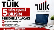 TÜİK 5 Sözleşmeli Bilişim Personeli Alacak: Başvurular Başladı, KPSS ve Mezuniyet Şartları Açıklandı