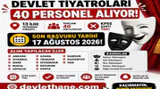 Devlet Tiyatroları 13 İlde 40 Personel Alıyor: KPSS Şartı Yok, Başvurular 17 Ağustos’ta Bitiyor