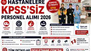 Hastanelere KPSS’siz Personel Alımı 2026: Ambulans Şoförü, Güvenlik, Temizlik ve Hastane Hizmetlisi