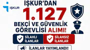 İŞKUR’dan 1.127 Bekçi ve Güvenlik Görevlisi Alımı! Silahlı ve Silahsız İlanlar Yayımlandı